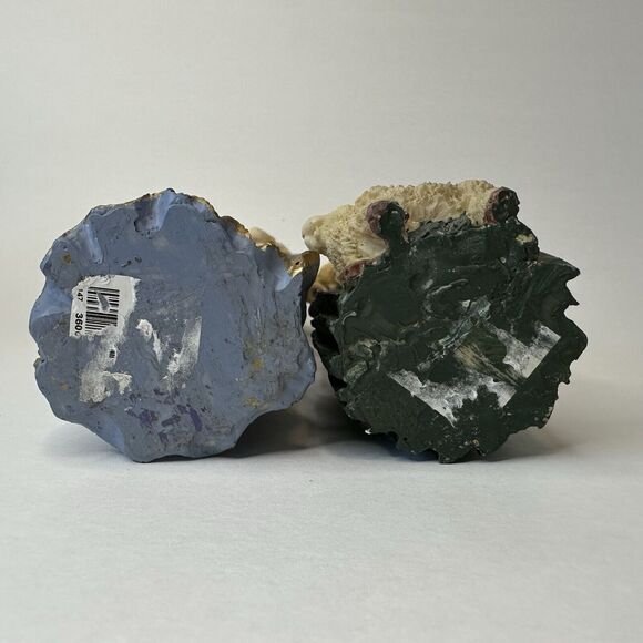 Mary, Joseph, Baby Jesus Christmas Plastic Figurines Set of 2 Slender Religious - Picture 7 of 13